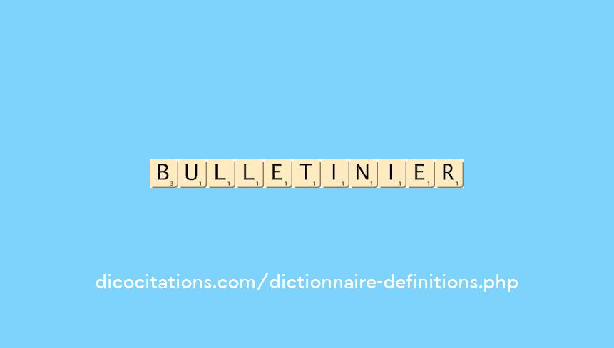 bulletinier