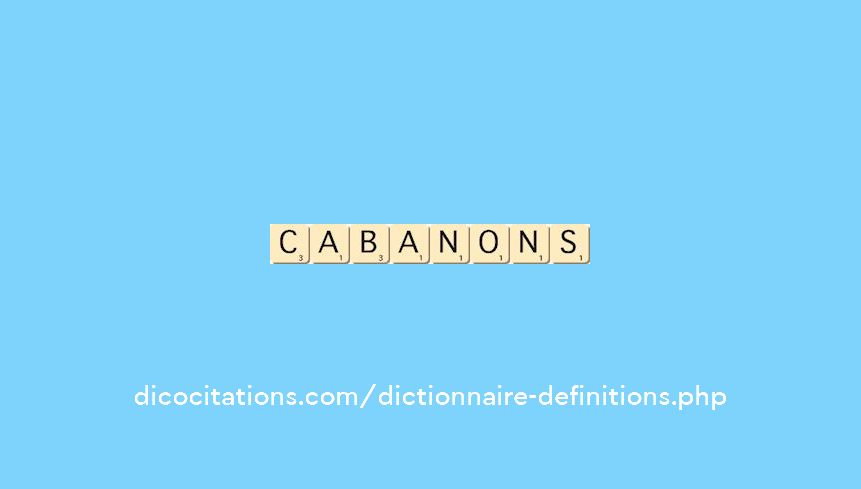 cabanons cabanons