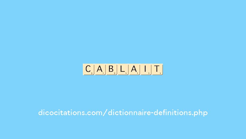 cablait cablait