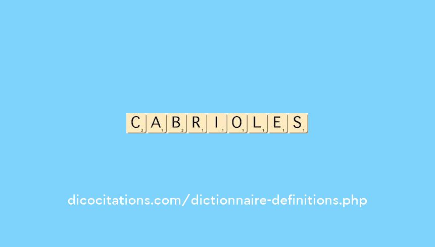 cabrioles cabrioles