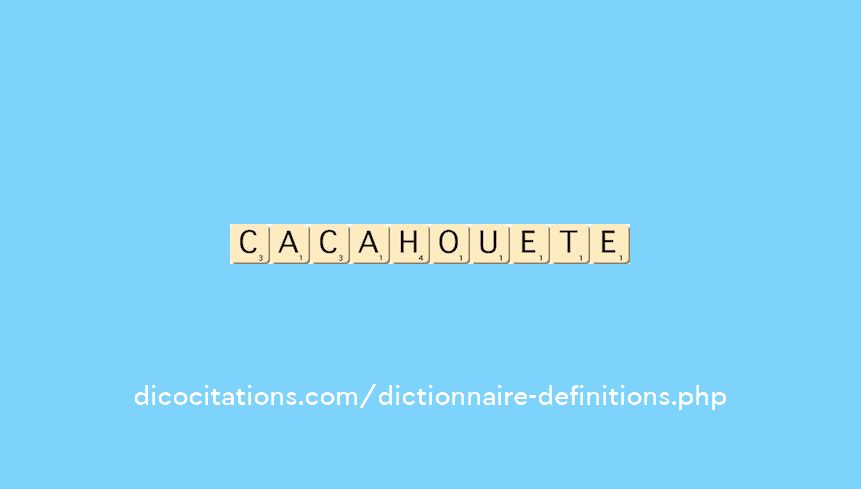 cacahouete cacahouete