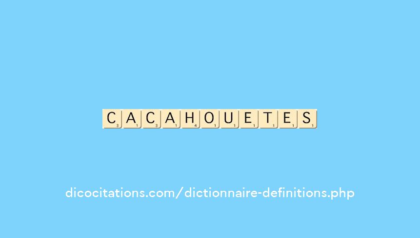 cacahouetes cacahouetes