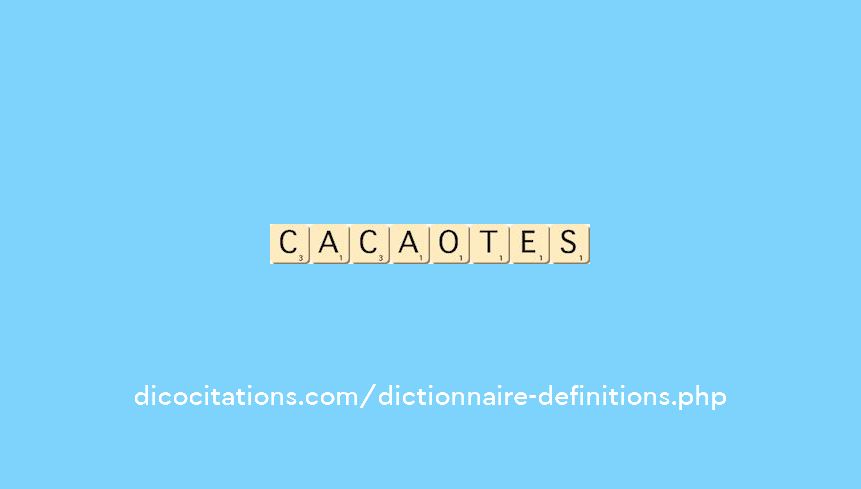 cacaotes cacaotes
