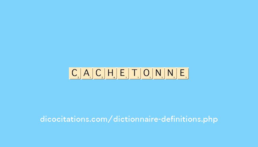 cachetonne cachetonne