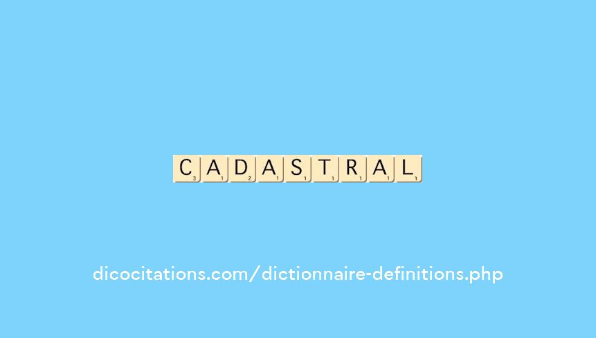 cadastral cadastral