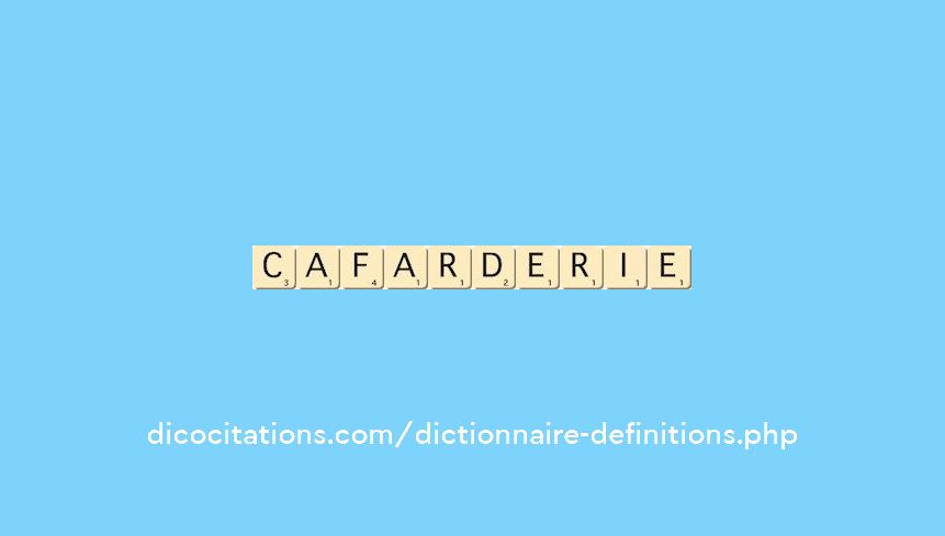 cafarderie
