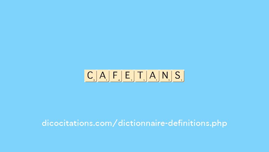 cafetans