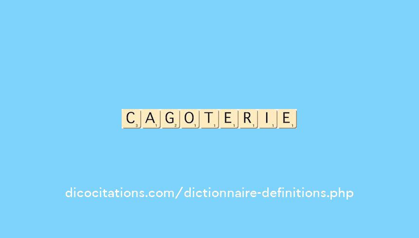 cagoterie