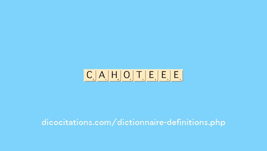 cahote--ee