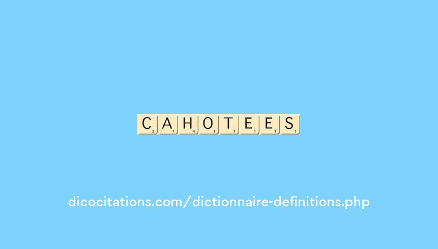 cahotees cahotees