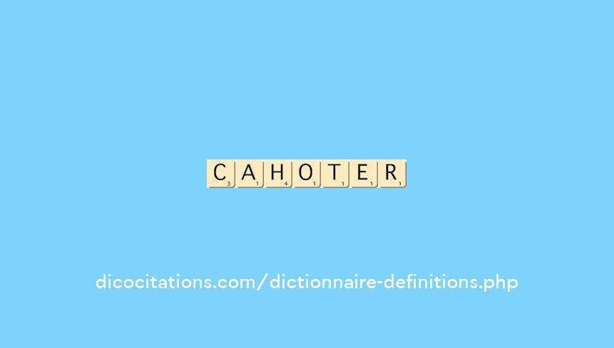 cahoter cahoter