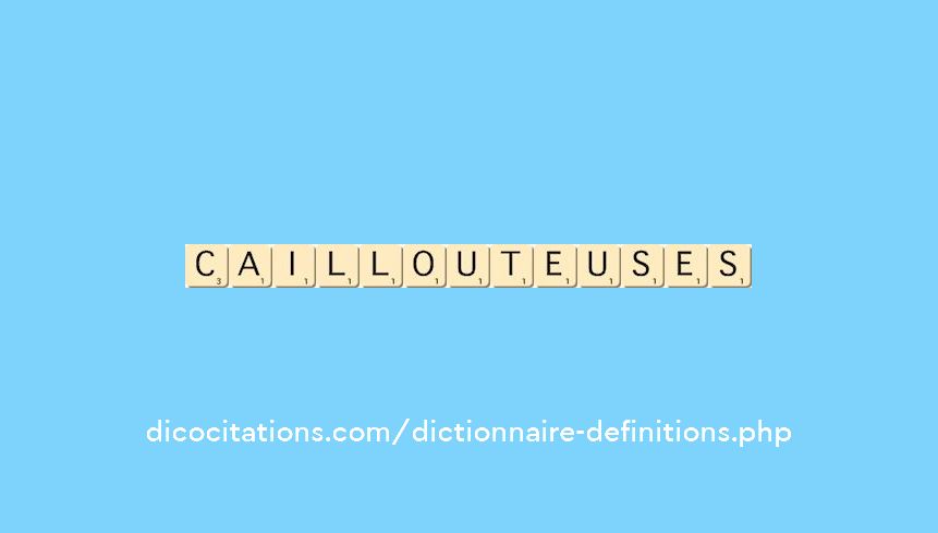 caillouteuses caillouteuses