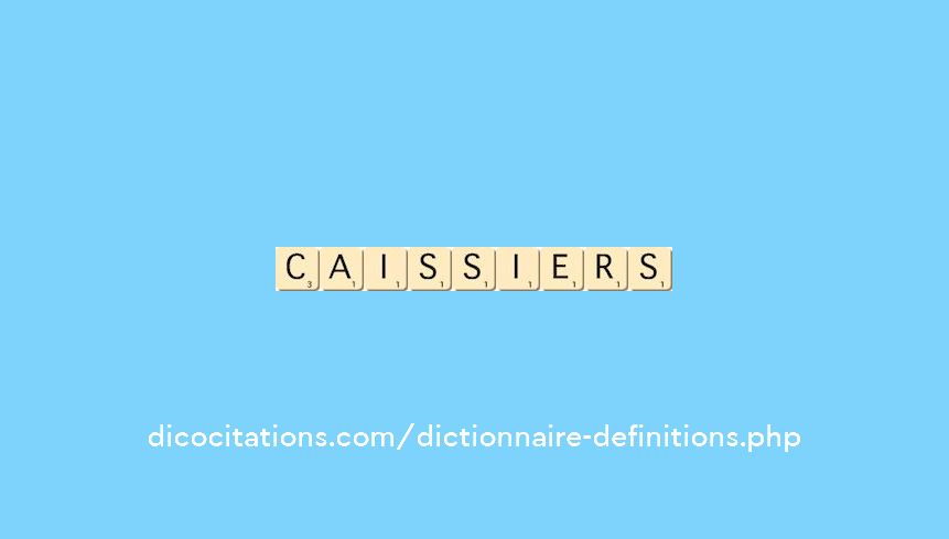 caissiers caissiers