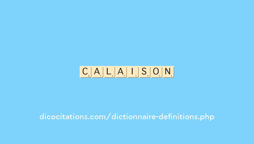calaison calaison