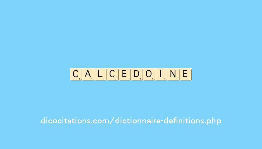 calcedoine