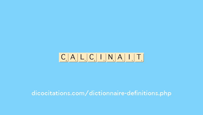 calcinait calcinait