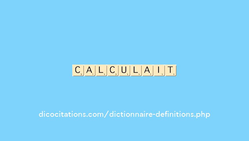 calculait calculait