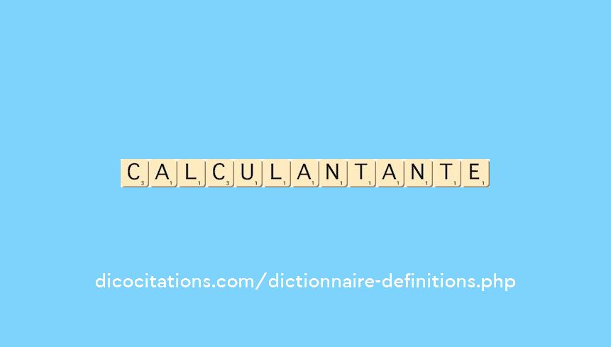 calculant--ante