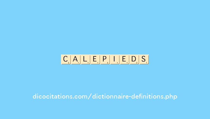 cale-pieds cale-pieds