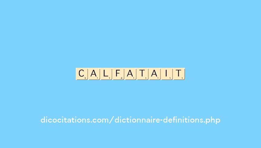 calfatait