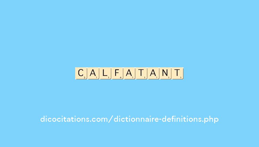 calfatant calfatant