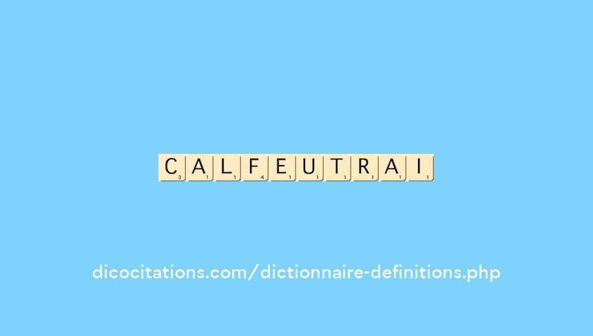 calfeutrai calfeutrai