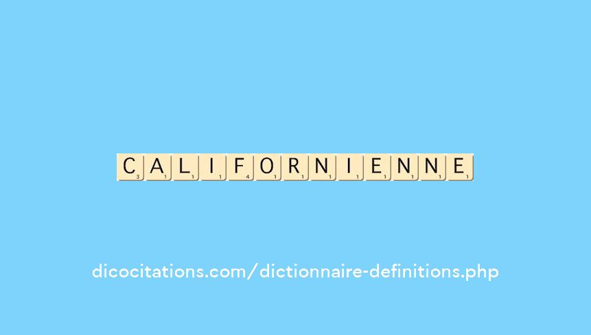 californienne californienne