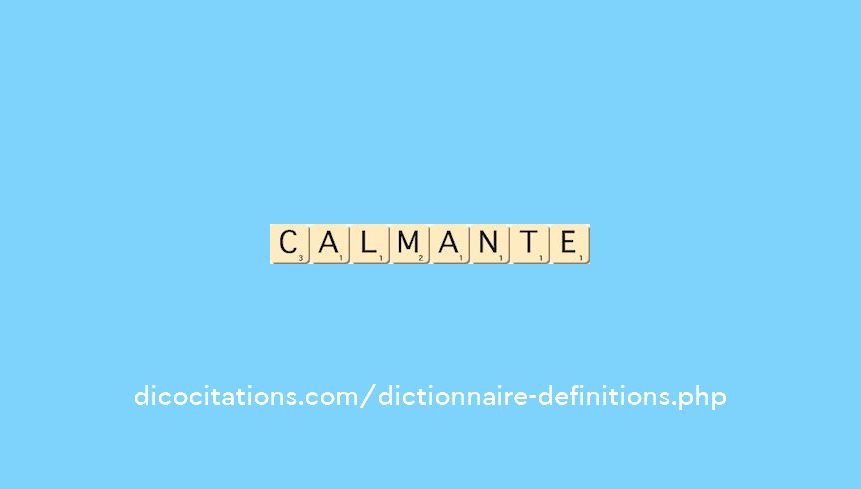 calmante calmante