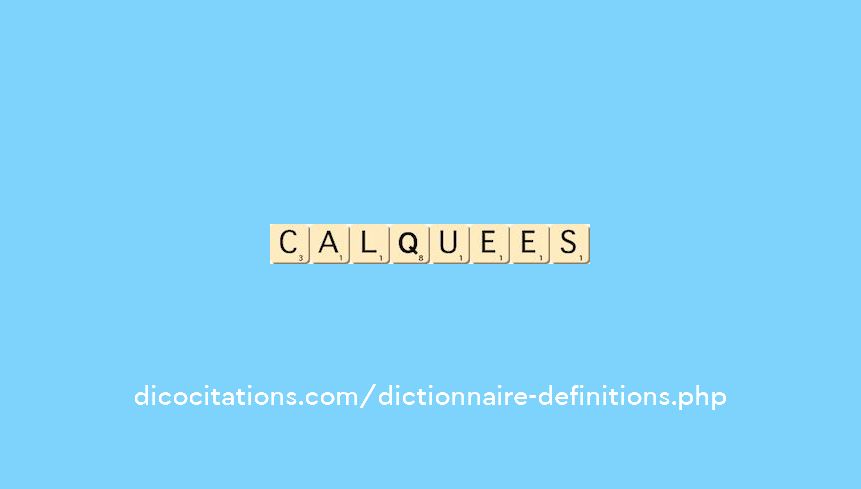 calquees calquees
