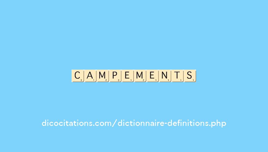 campements campements