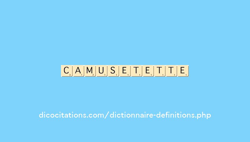 camuset--ette