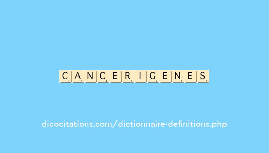 cancerigenes cancerigenes