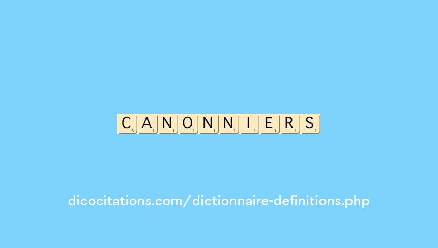 canonniers canonniers