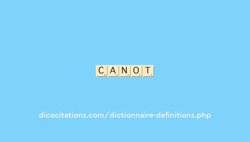 canot