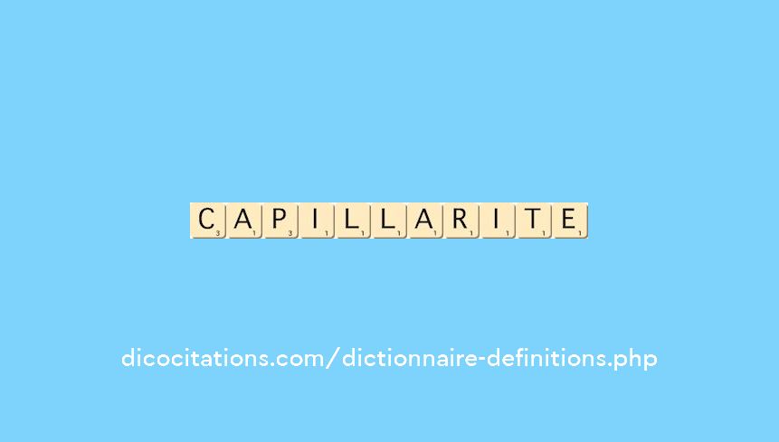 capillarite capillarite