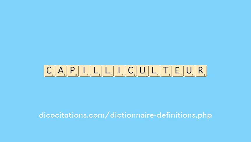 capilliculteur capilliculteur