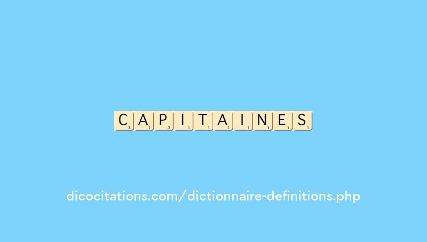 capitaines
