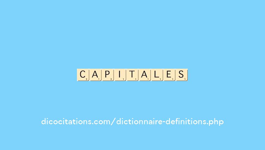capitales capitales