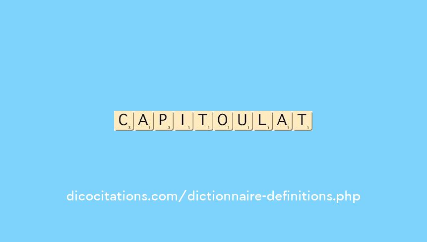 capitoulat