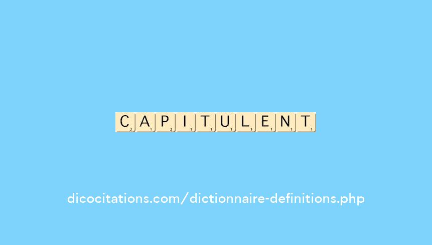 capitulent