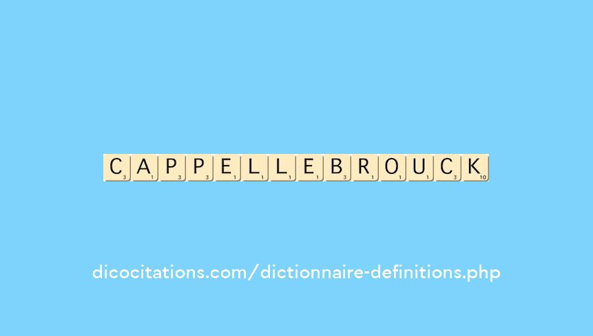 cappelle-brouck