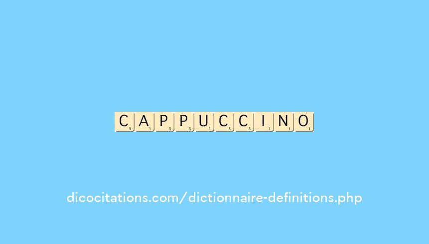 cappuccino