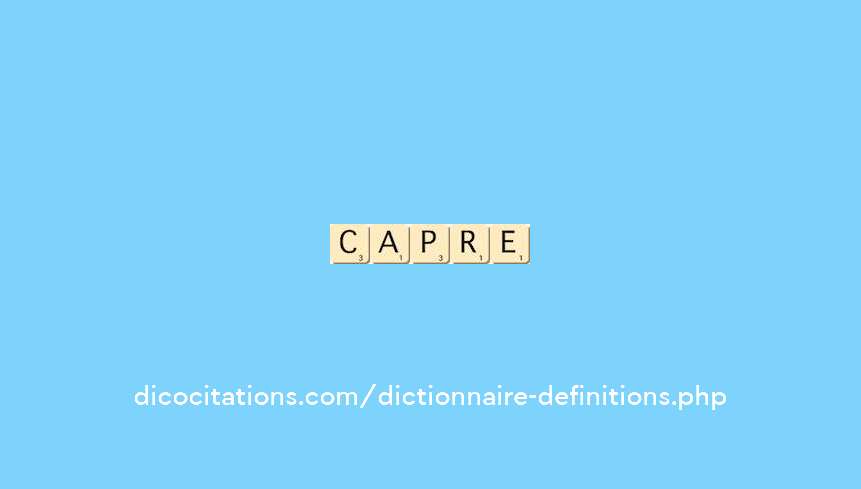 capre