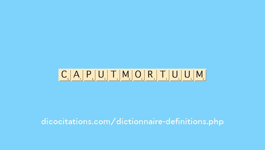 caput-mortuum caput-mortuum