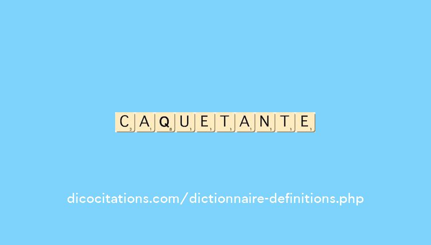 caquetante caquetante
