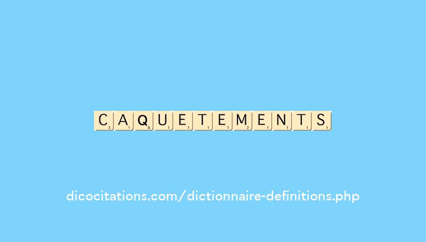caquetements caquetements