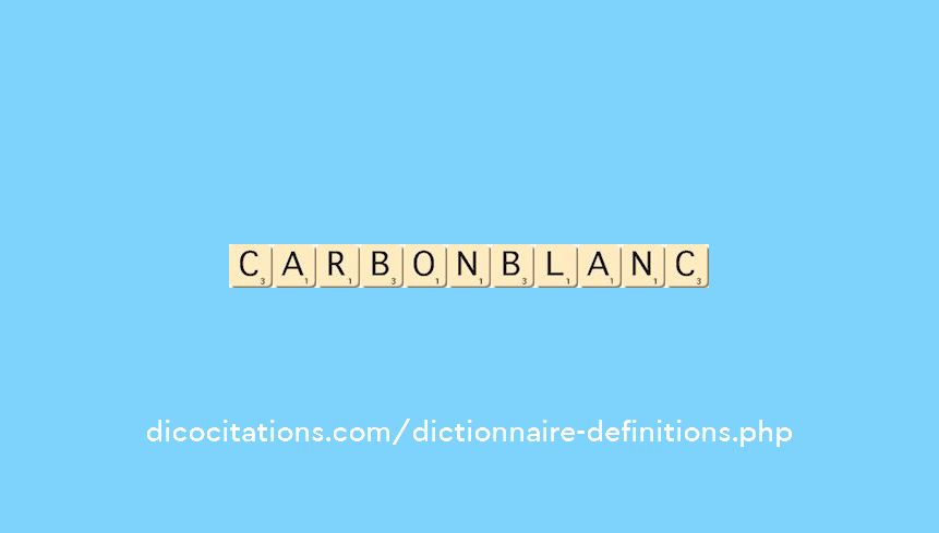 carbon-blanc