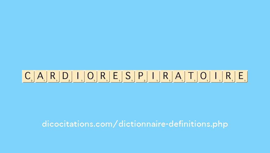 cardio-respiratoire