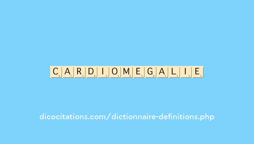 cardiomegalie cardiomegalie