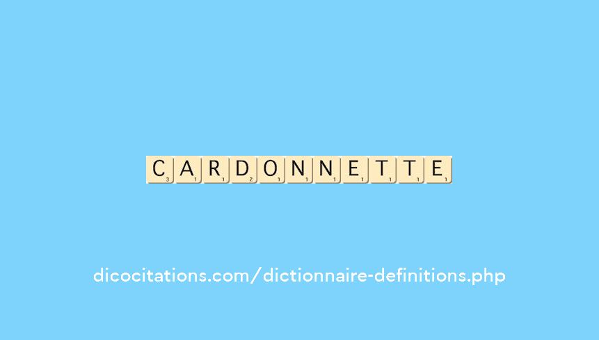cardonnette
